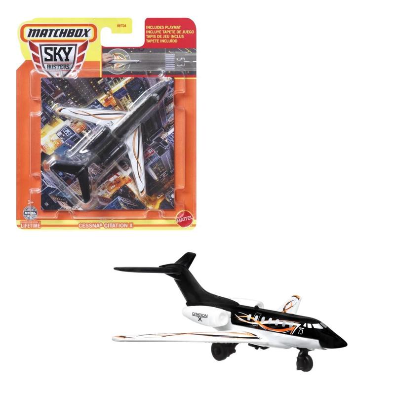 Miniatura matchbox sky busters 70 years cessna citation x hht34